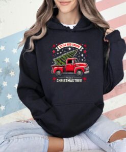 Little Red Truck Hauling A Christmas Tree T-Shirt