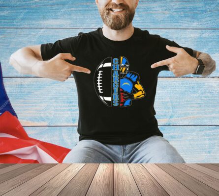 Los Angeles Chargers football supporter art T-shirt