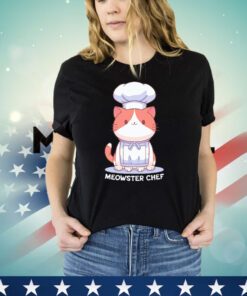 Meowster chef shirt