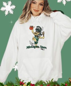 Michigan State University Vintage Dunking Gruff Sparty Spartanhoops shirt