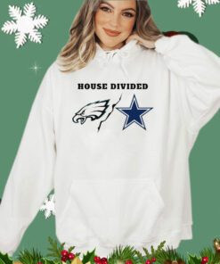 NFL House Divided Philadelphia Eagles and Dallas Cowboys logo shirt