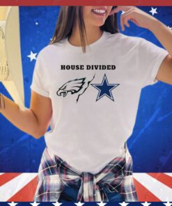 NFL House Divided Philadelphia Eagles and Dallas Cowboys logo shirt