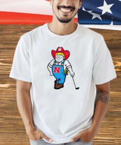 Nebraska Huskers Herbie Husker golf mascot T-shirt