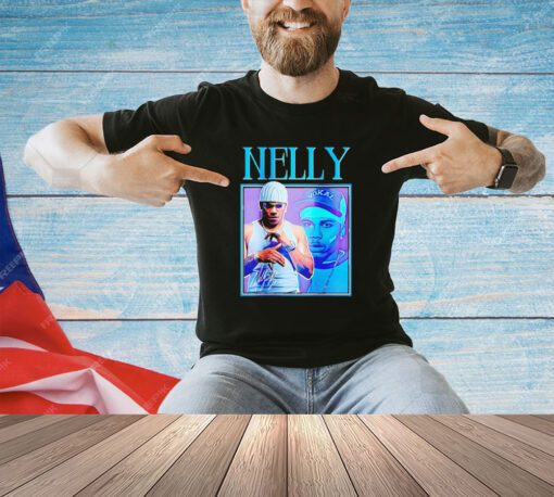 Nelly rapper retro signature T-shirt