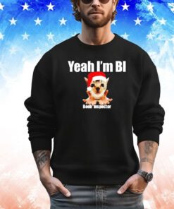 Nice Cat Yeah I’m bi boob inspector Christmas shirt