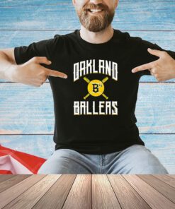 Oaklandish Oakland Ballers Bat logo T-shirt