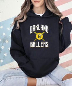 Oaklandish Oakland Ballers Bat logo T-shirt