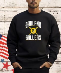 Oaklandish Oakland Ballers Bat logo T-shirt