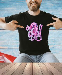 Octopus skull art shirt