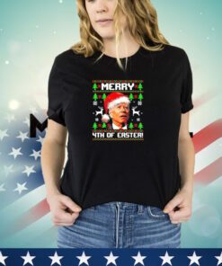 Official Santa Joe Biden merry 4th of easter Christmas shirt