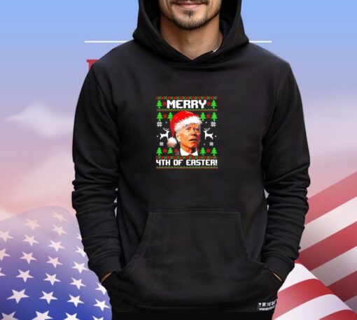 Official Santa Joe Biden merry 4th of easter Christmas shirt