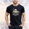 Snoopy and Woodstock Driving Car Purdue Boilermakers New Shirt