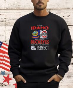 Ohio State Buckeyes I live Idoho and I love the Buckeyes which means I’m pretty much perfect T-shirt