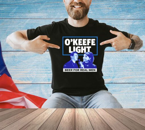 O’keefe light beer for real men shirt