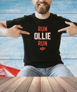 Oklahoma State Cowboys football run ollie run T-shirt