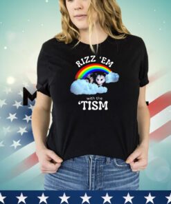 Opossum rizz ’em with the ’tism shirt