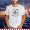 Peanuts and the family fun game lawn darts duck or die safe for all ages shirt