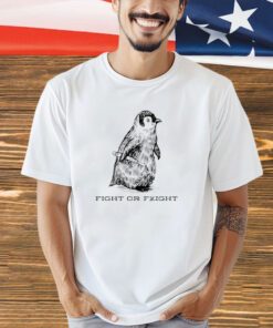Penguin knife fight or flight T-shirt