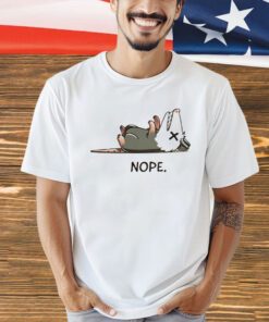 Possum nope cartoon T-shirt