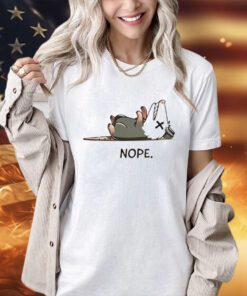 Possum nope cartoon T-shirt