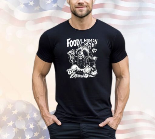 Raccoon food is a human right shirt