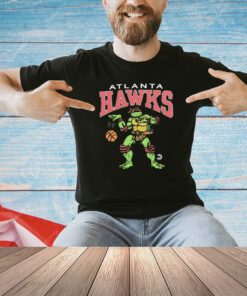 Raphael Teenage Mutant Ninja Turtles Atlanta Hawks vintage T-shirt