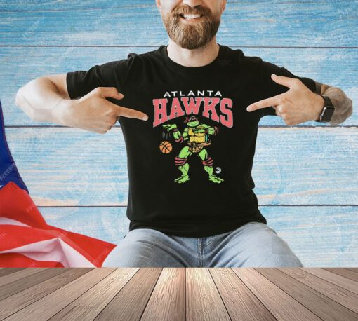 Raphael Teenage Mutant Ninja Turtles Atlanta Hawks vintage T-shirt