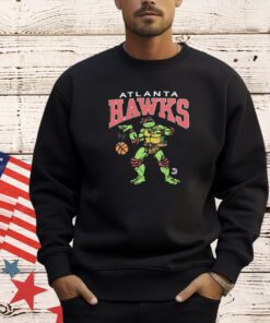 Raphael Teenage Mutant Ninja Turtles Atlanta Hawks vintage T-shirt