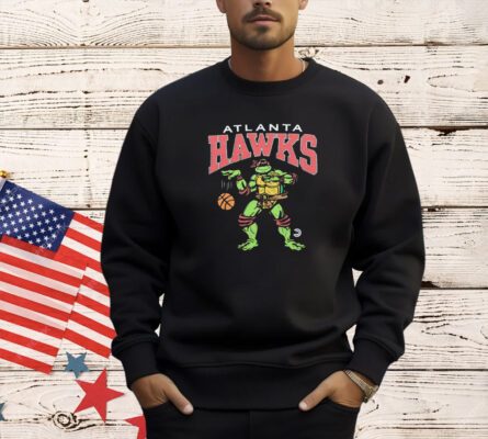 Raphael Teenage Mutant Ninja Turtles Atlanta Hawks vintage T-shirt