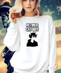 Retired cat boy T-shirt