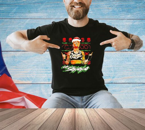 Ruby Soho AEW Santa ho ho ho holidays Christmas T-shirt