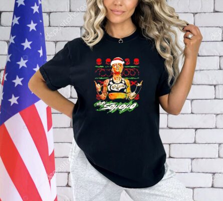 Ruby Soho AEW Santa ho ho ho holidays Christmas T-shirt