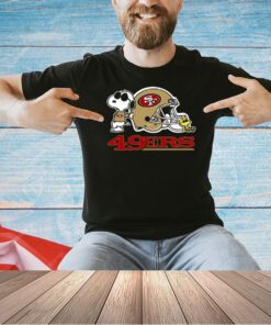 San Francisco 49ers Snoopy And Woodstock T-shirt
