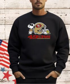 San Francisco 49ers Snoopy And Woodstock T-shirt