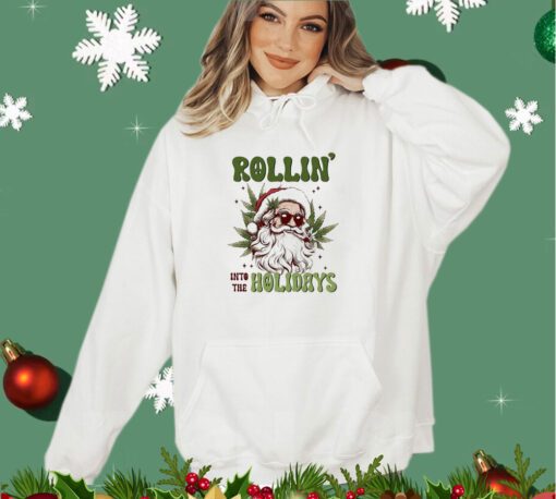 Santa Claus rollin’ into the holidays Christmas shirt