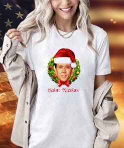 Santa Saint Nicolas cage Christmas shirt