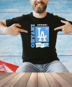 Shohei Ohtani Los Angeles Dodgers Number 17 T-shirt