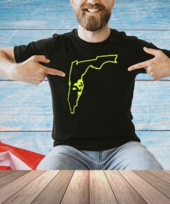 South Florida Bulls Florida map T-shirt