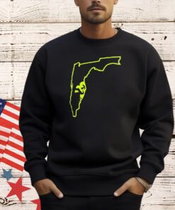 South Florida Bulls Florida map T-shirt