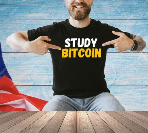 Study Bitcoin T-shirt