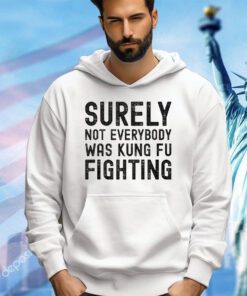 Surely not everybody was kung fu fighting shirt