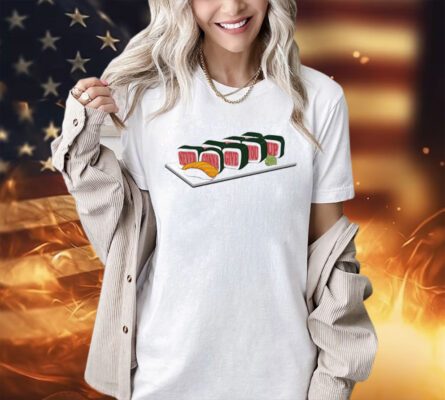 Sushi surprise rick roll T-shirt