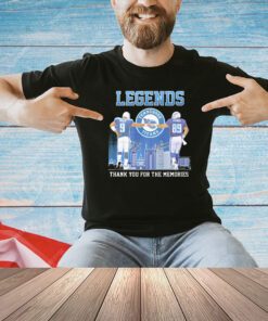 Tennessee Titans legends thank you for the memories signatures T-shirt