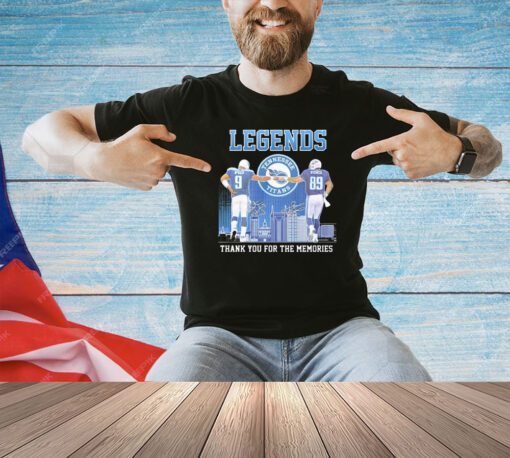 Tennessee Titans legends thank you for the memories signatures T-shirt