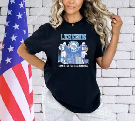 Tennessee Titans legends thank you for the memories signatures T-shirt