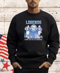 Tennessee Titans legends thank you for the memories signatures T-shirt