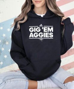 Texas A&M Adidas Gig ‘Em Aggies T-shirt