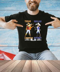Texas Longhorns On Saturdays Dallas Cowboys On Sundays T-shirt
