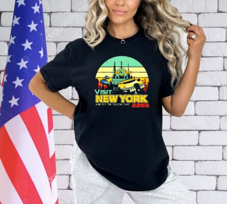 The Fifth Element visit New York and fly the yellow taxi 2263 vintage shirt