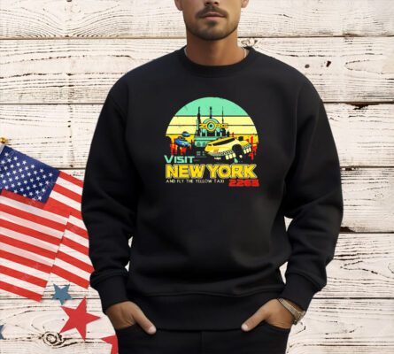 The Fifth Element visit New York and fly the yellow taxi 2263 vintage shirt